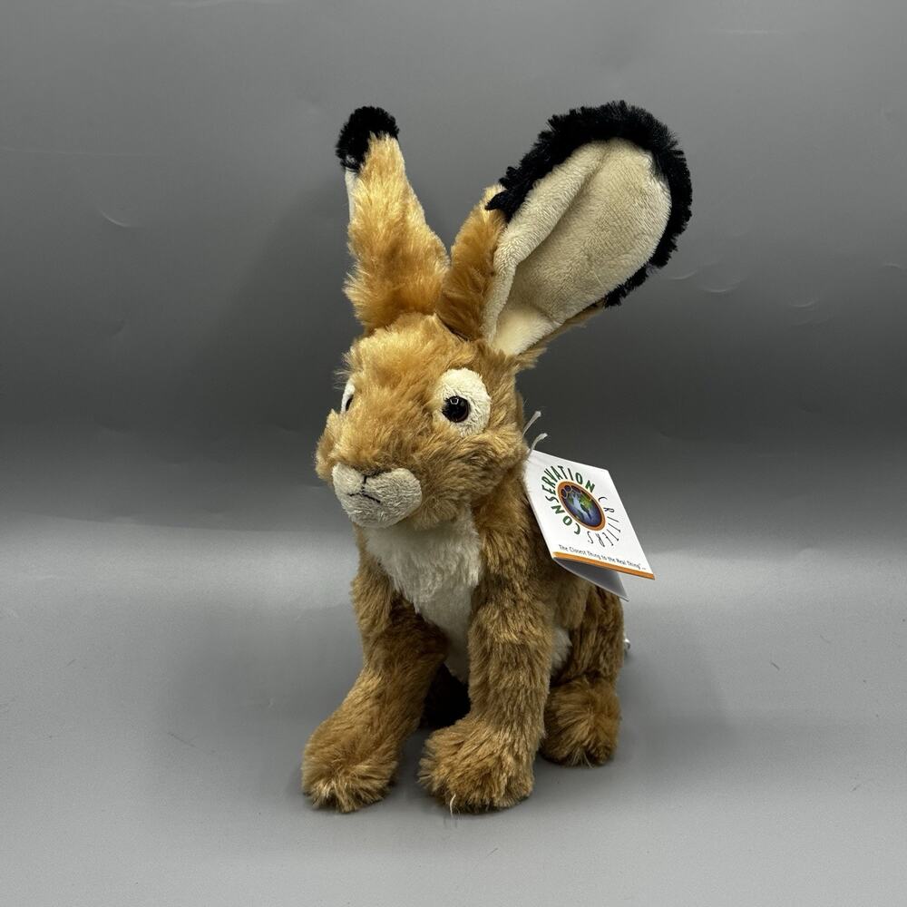Wildlife Artists Jack Rabbit Plush 10" Hare Realistic New With Tags